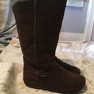 Fit Flop Suede Shearling Boots